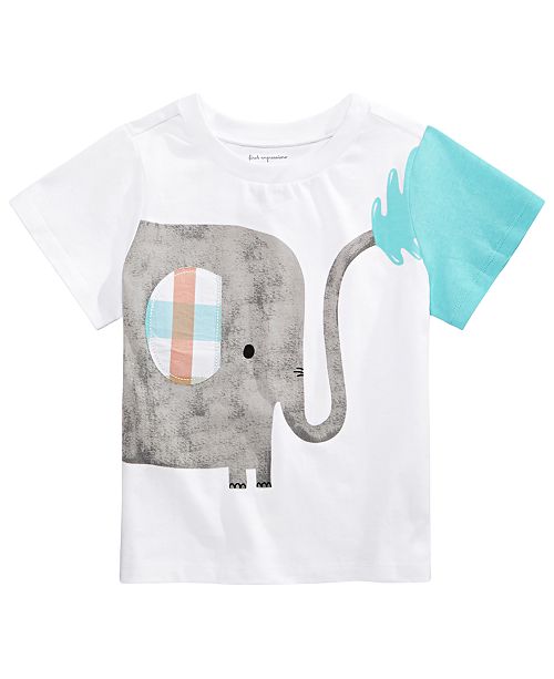 First Impressions Toddler Boys Squirting Elephant Cotton T Shirt