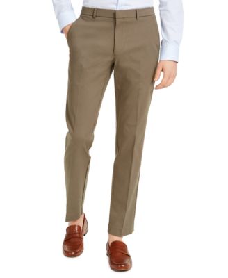 Men's Modern-Fit TH Flex Stretch Comfort Solid Dress Pants