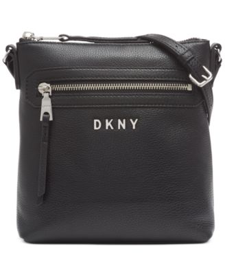 dkny tappen leather satchel