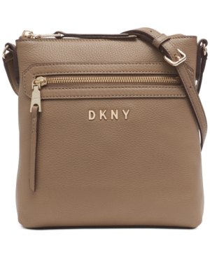 DKNY TAPPEN LEATHER CROSSBODY, CREATED FOR MACY'S