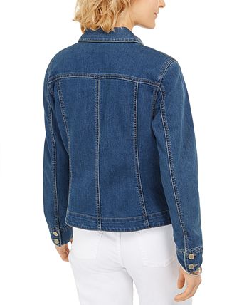 Charter Club Women's Denim Jacket, Created for Macy's & Reviews ...