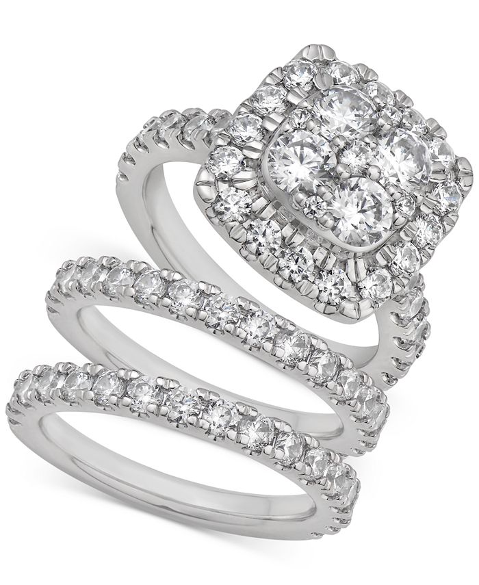 Macy's diamond shop bridal sets
