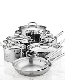 Tri-Ply Stainless Steel 12 Piece Cookware Set
