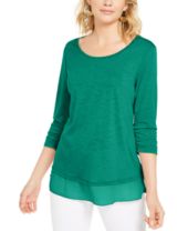 Green Womens Tops Macy S
