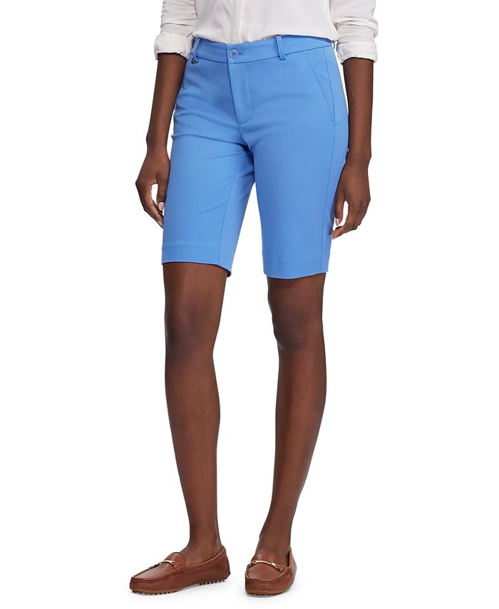 Lauren Ralph Lauren Twill Stretch Bermuda Shorts Macy's