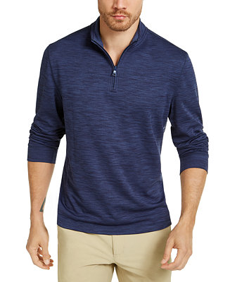 Club Room Men's Quarter-Zip Tech Sweatshirt, Created for Macy's