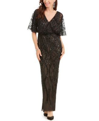 Adrianna Papell Embellished Dolman 