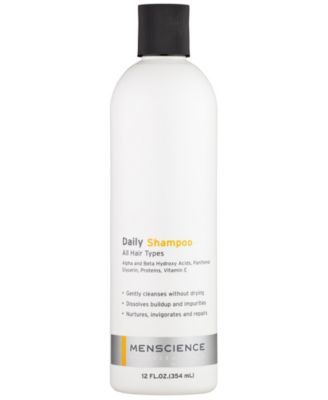 MENSCIENCE - Daily Shampoo Unscented All Hair Types For Men, 12 oz.