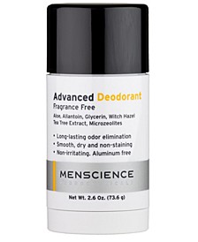 Advanced Deodorant Fragrance Free Alcohol Free For Men 2.6 OZ