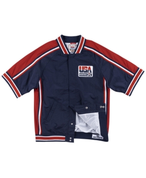 Mitchell & Ness Men's John Stockton Team Usa Authentic Warm Up Jacket