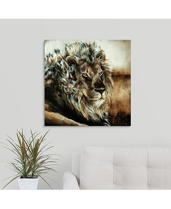 GreatBigCanvas - 24 in. x 24 in. "King of the Land" by  Sydney Edmunds Canvas Wall Art
