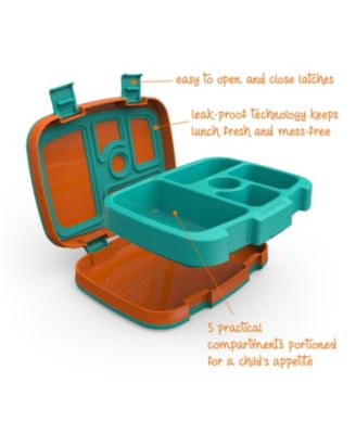Kids Brights 5-Compartment Bento Lunch Box