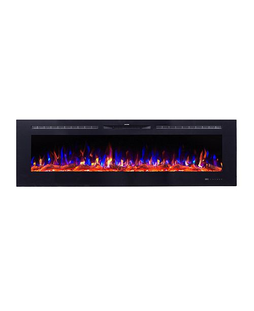 Glitzhome Recessed Wall Mounted Electric Fireplace Reviews