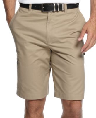 greg norman men's solid tech golf shorts