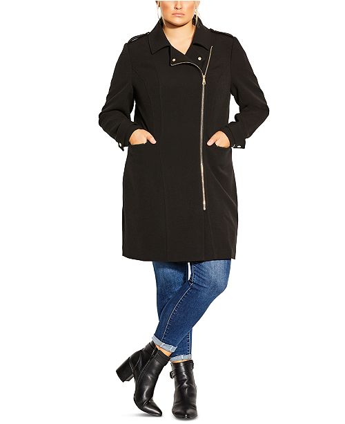 City Chic Trendy Plus Size Urban Chic Coat Reviews Jackets