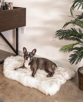 PupRug Faux Fur Orthopedic Dog Bed Curve Giant Macy s