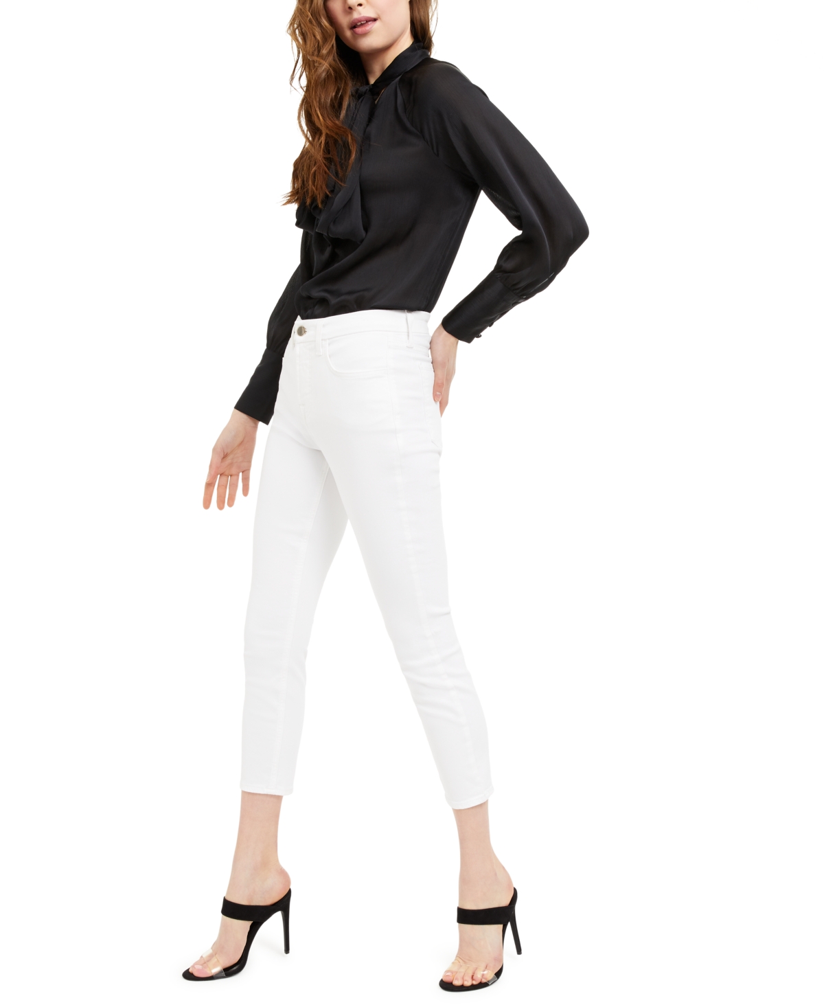 JEN7 by 7 For All Mankind Cropped Skinny Jeans