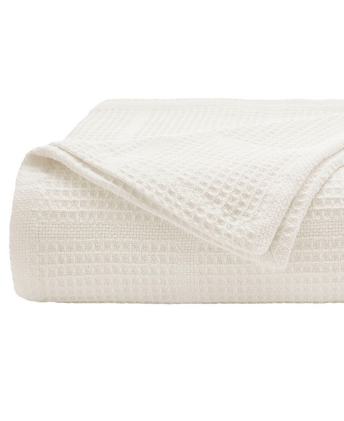 Cole New York Essentials Waffle Grid Full/Queen Blanket Macy's