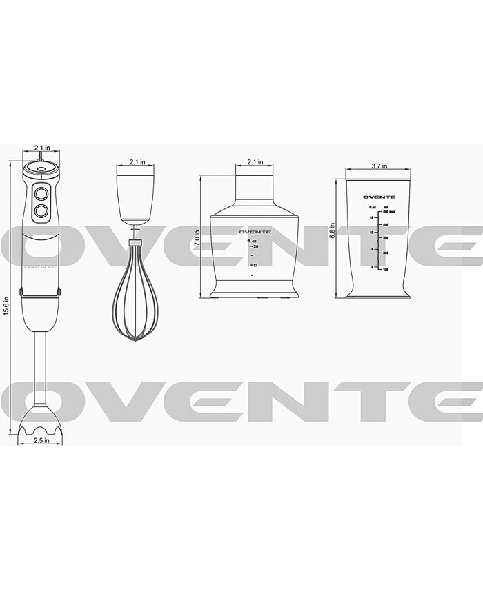 OVENTE MultiPurpose Immersion Hand Blender Macy's