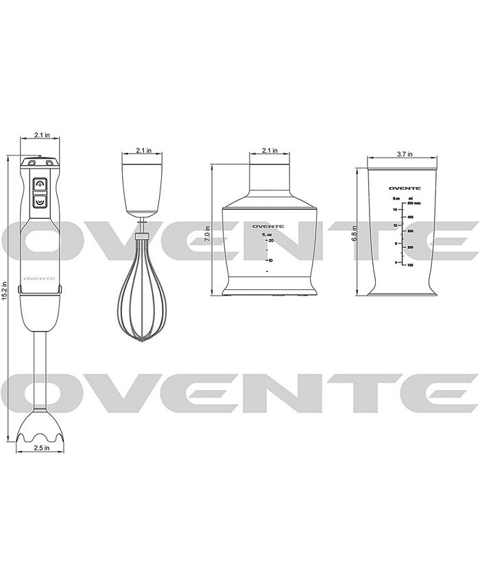 OVENTE MultiPurpose Immersion Hand Blender Macy's