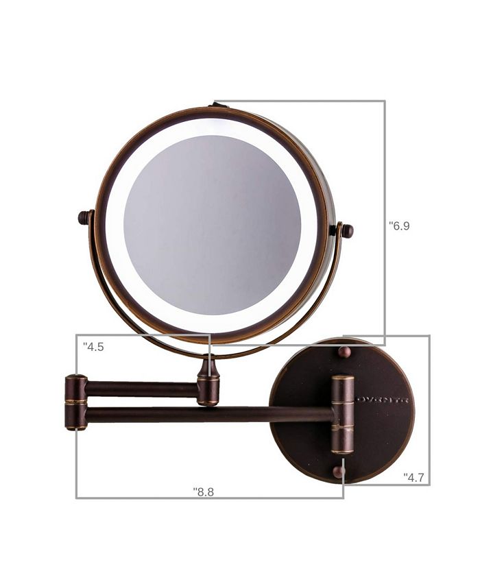OVENTE Wall Mount LED Lighted Makeup Mirror Macy's