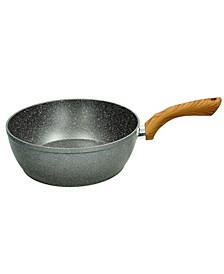 Wood and Stone Style 11" Deep Fry Pan