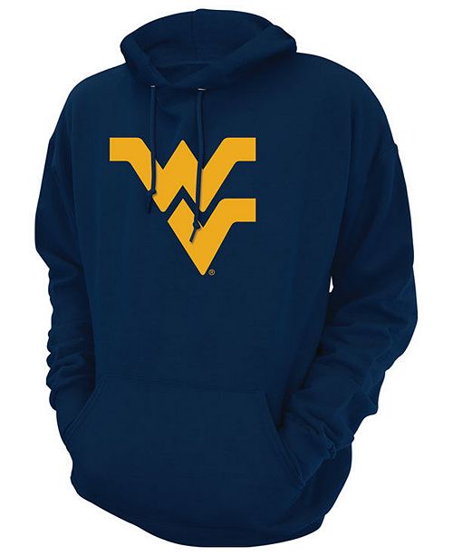 Retro Brand Men S West Virginia Mountaineers Screenprint Big Logo Hooded Sweatshirt Reviews Sports Fan Shop By Lids Men Macy S