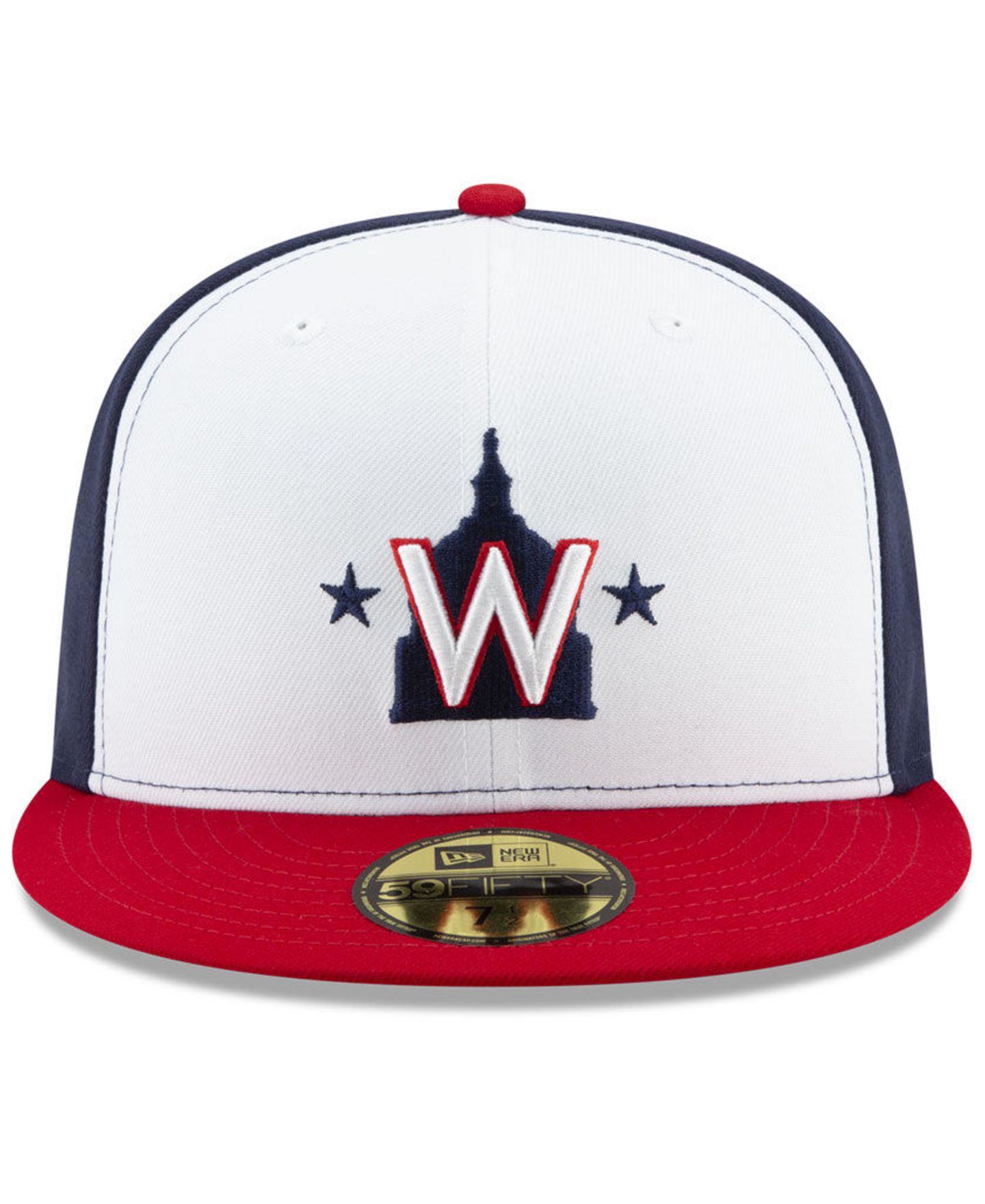 Мужская кепка New Era Washington Nationals Authentic Collection 59FIFTY Fitted — фото 2