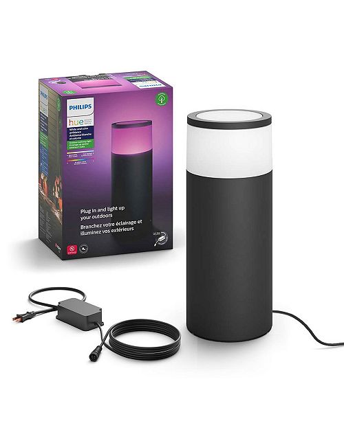 Philips Hue Outdoor Calla Bollard Light Reviews Home Macy S