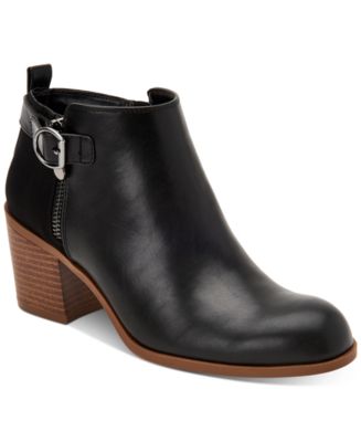 Style & Co Onyaa Block-Heel Booties, Created for Macy's - Macy's