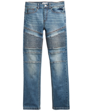 image of Ring of Fire Big Boys Chase Stretch Moto Jeans, Created for Macy-s