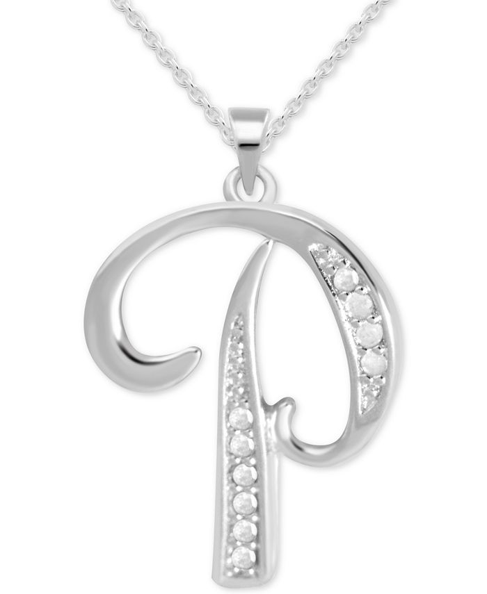 Macys initial best sale necklace