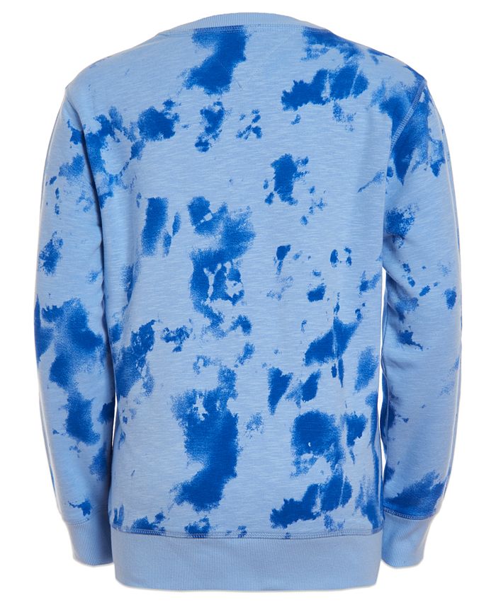 Tommy Hilfiger Big Boys Josh Tie-Dye Logo-Print Sweatshirt - Macy's