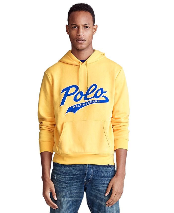 Polo Ralph Lauren Men's Double-Knit Logo Hoodie - Macy's