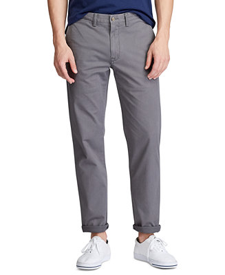 Polo Ralph Lauren Men's Straight-Fit Stretch Chino Pants - Macy's