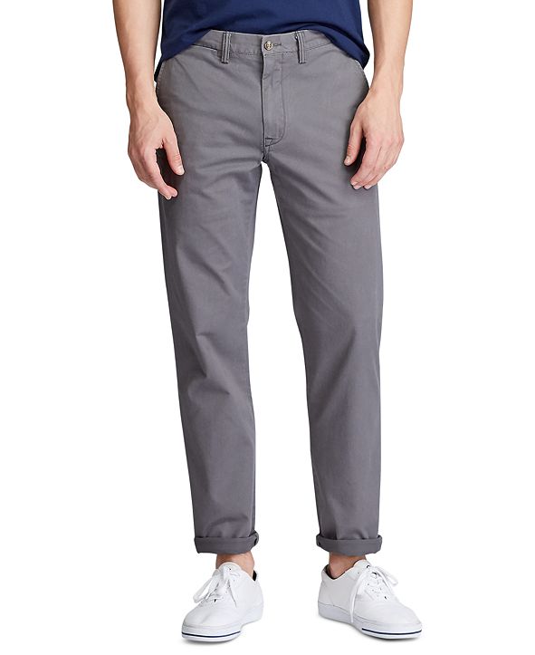 Polo Ralph Lauren Men's Straight-Fit Stretch Chino Pants & Reviews ...