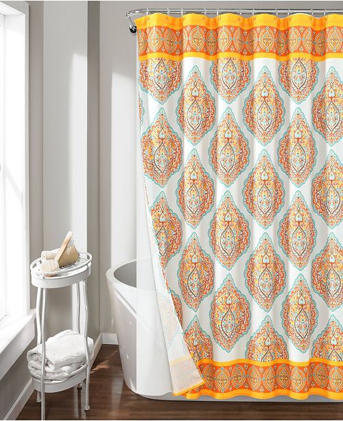 Lush Decor Harley 14pc Shower Curtain Set Reviews Shower