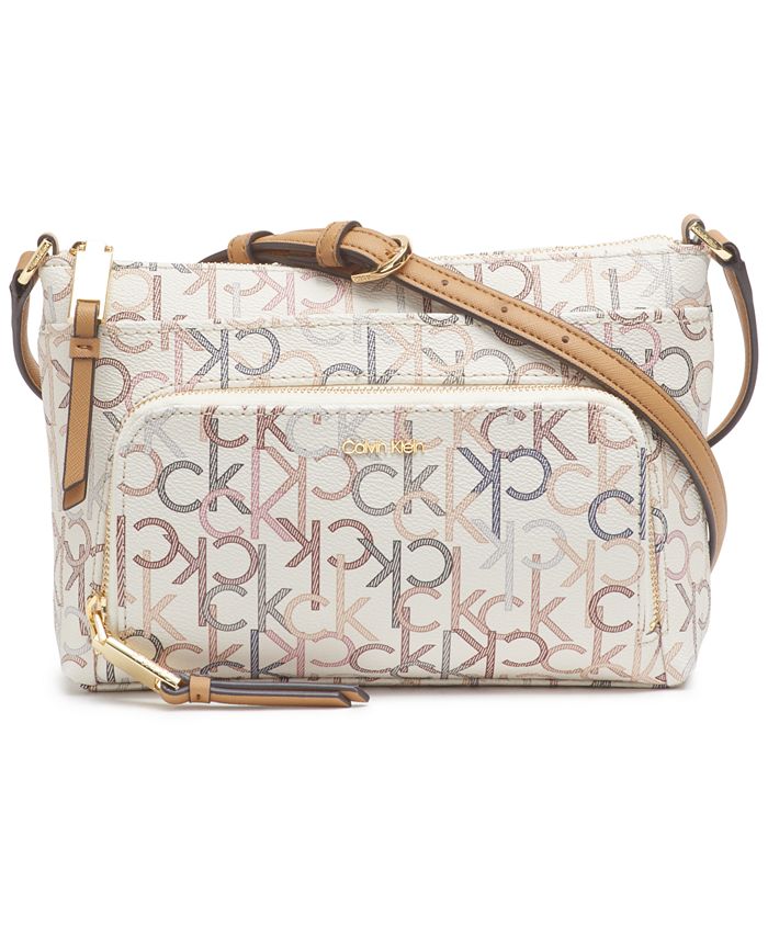 Calvin Klein Lily Signature Crossbody & Reviews - Handbags & Accessories -  Macy's