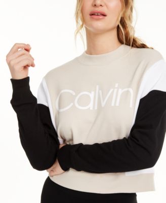 calvin klein fleece sweatshirt