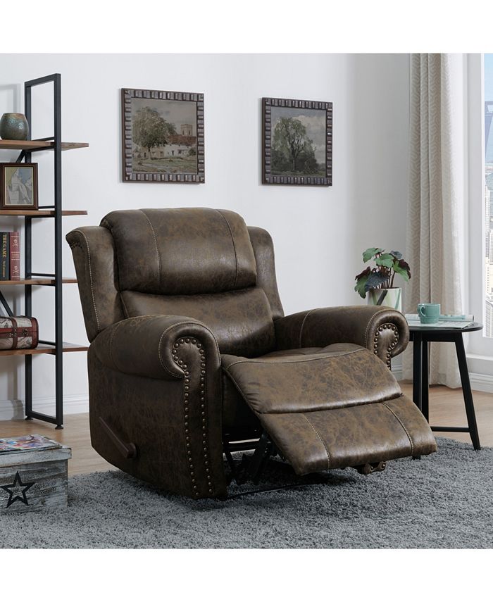 ProLounger Extra Large Wall Hugger Rolled Arm Recliner Chair Macy's