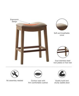 Belfast Saddle Counter Stool