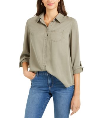 macy's style and co blouses