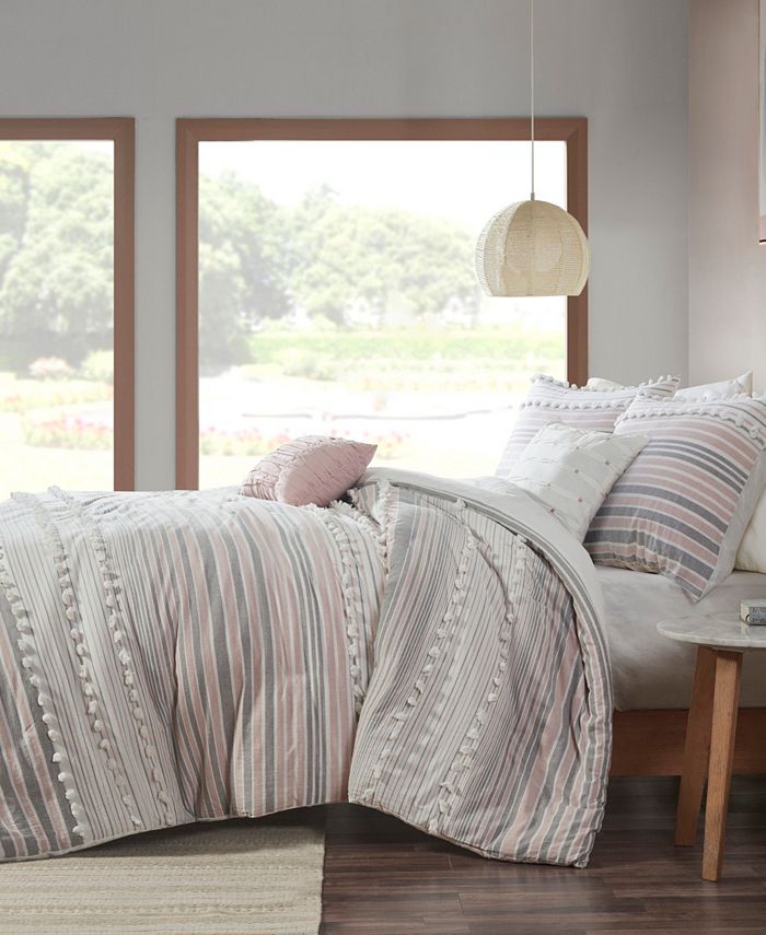 Urban Habitat Calum 5Piece Full/Queen Duvet Cover Set & Reviews Duvet Covers & Sets Bed