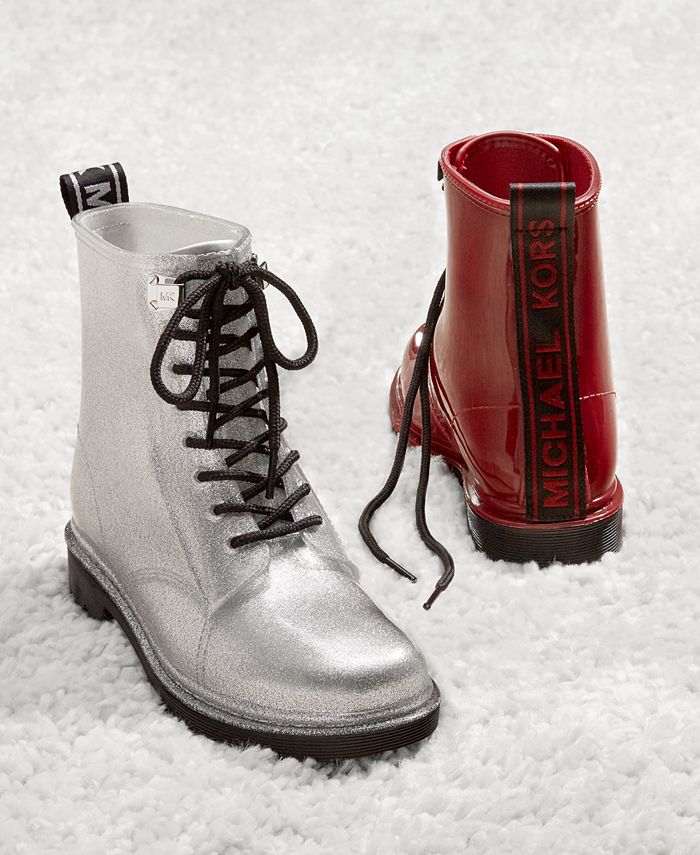 Michael Kors Tavie Lug Sole Rain Booties & Reviews - Booties - Shoes -  Macy's