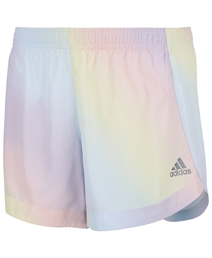 adidas Little Girls Iridescent Woven Shorts Macy s