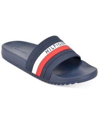 Tommy Hilfiger Men's Riker Pool Slide Sandals - Macy's