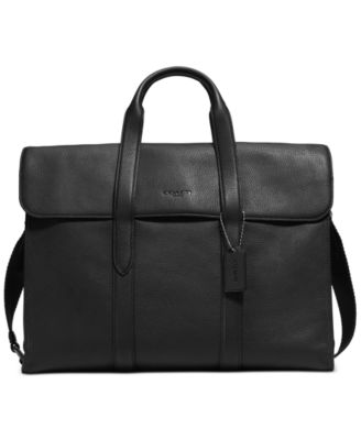 coach men's leather portfolio