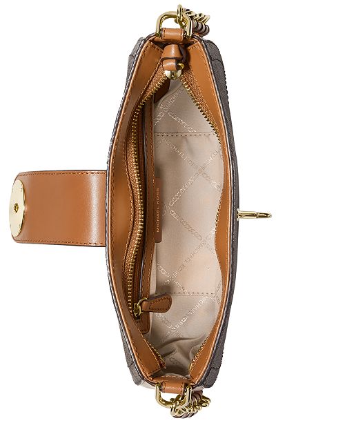 Michael Kors Carmen Leather Shoulder Bag & Reviews Handbags