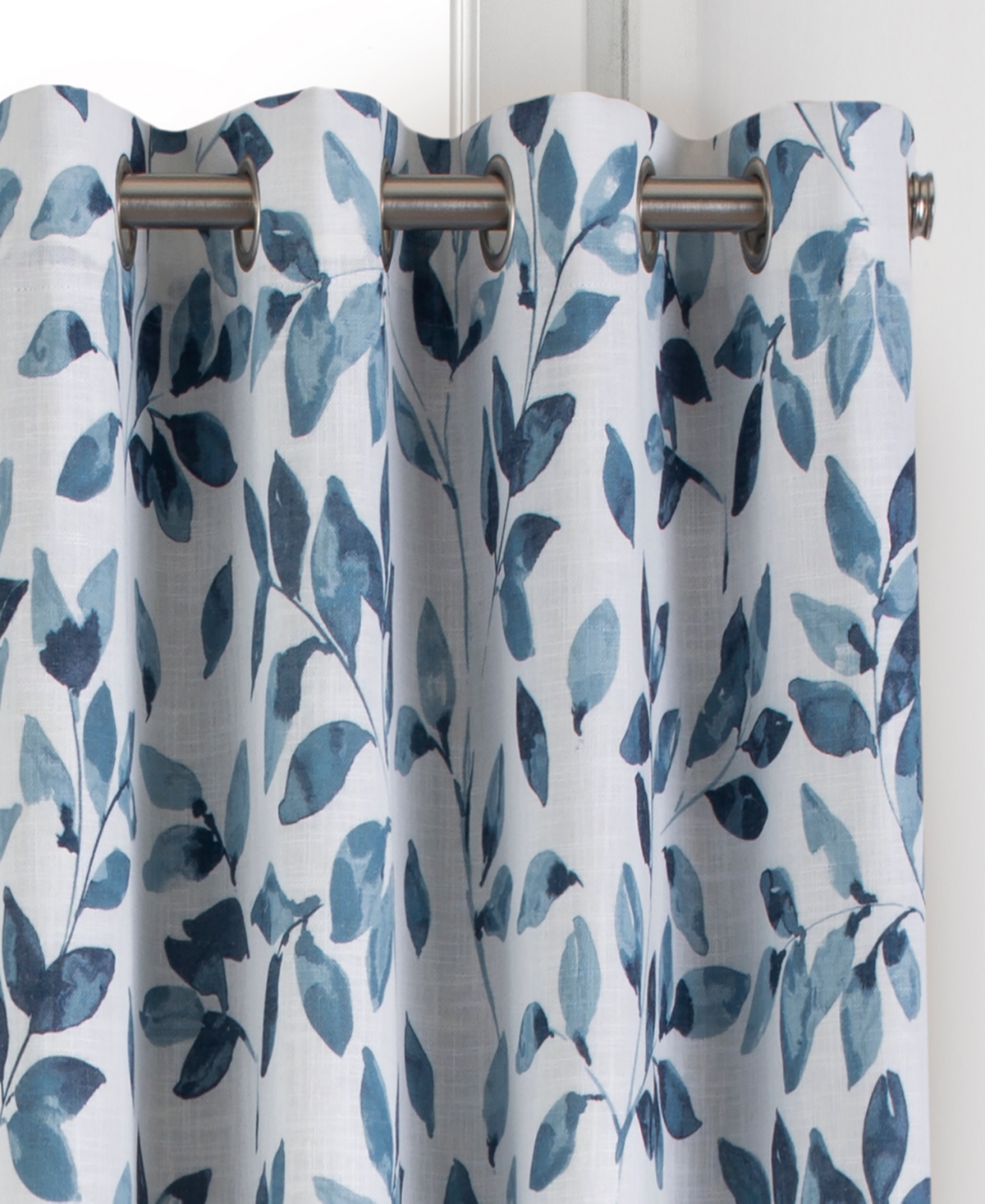 Elrene Home Fashions Avalon Botanical Floral Leaf Print Blackout Window Curtain