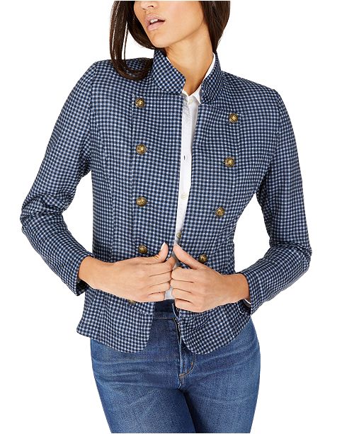 Tommy Hilfiger Military Band Jacket & Reviews Jackets & Blazers